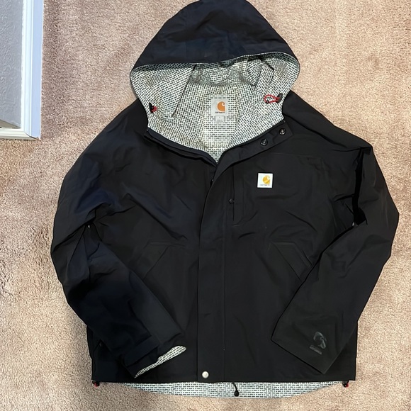 Carhartt Jackets & Blazers - Carhartt Shoreline Jacket Storm Defender Size L
Black with interior pattern
